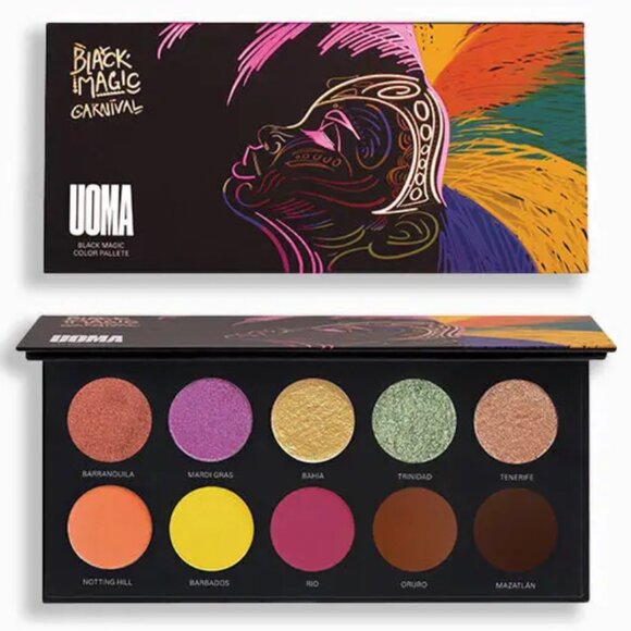 UOMA Black Magic Carnival Color Eyeshadow Palette - Picture 1 of 8